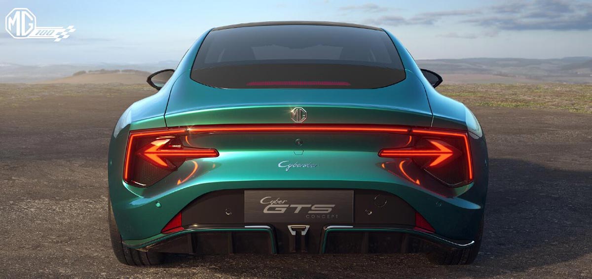 MG unveils new electric sports car MG Cyber GTS at Goodwood Festival of Speed in UK