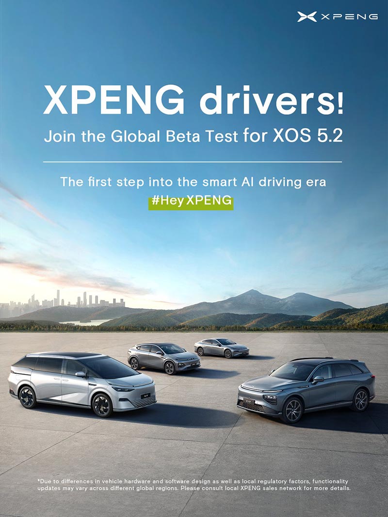 Xpeng begins recruiting global beta testers for latest software