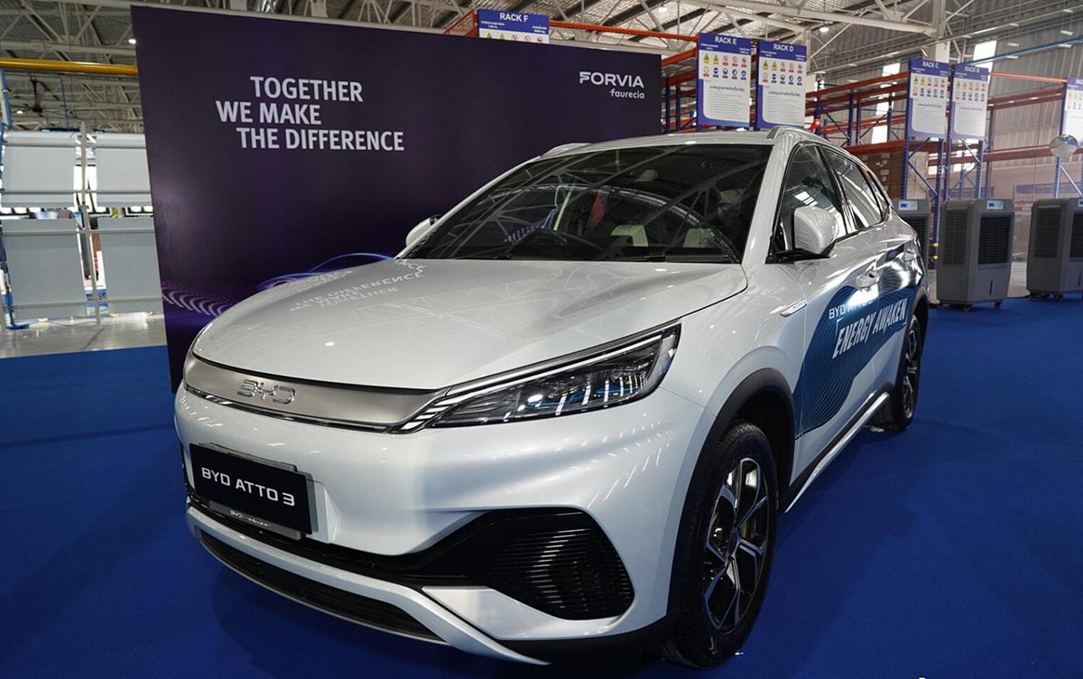 BYD, French auto parts maker Forvia open seat plant in Thailand