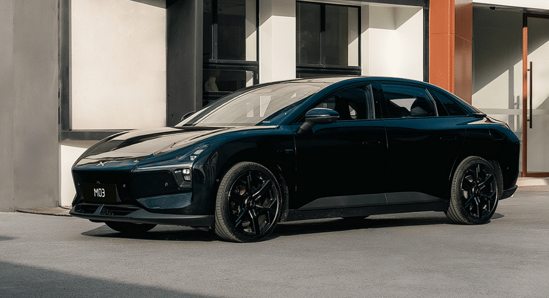 Spy shots reveal interior of Xpeng Mona M03