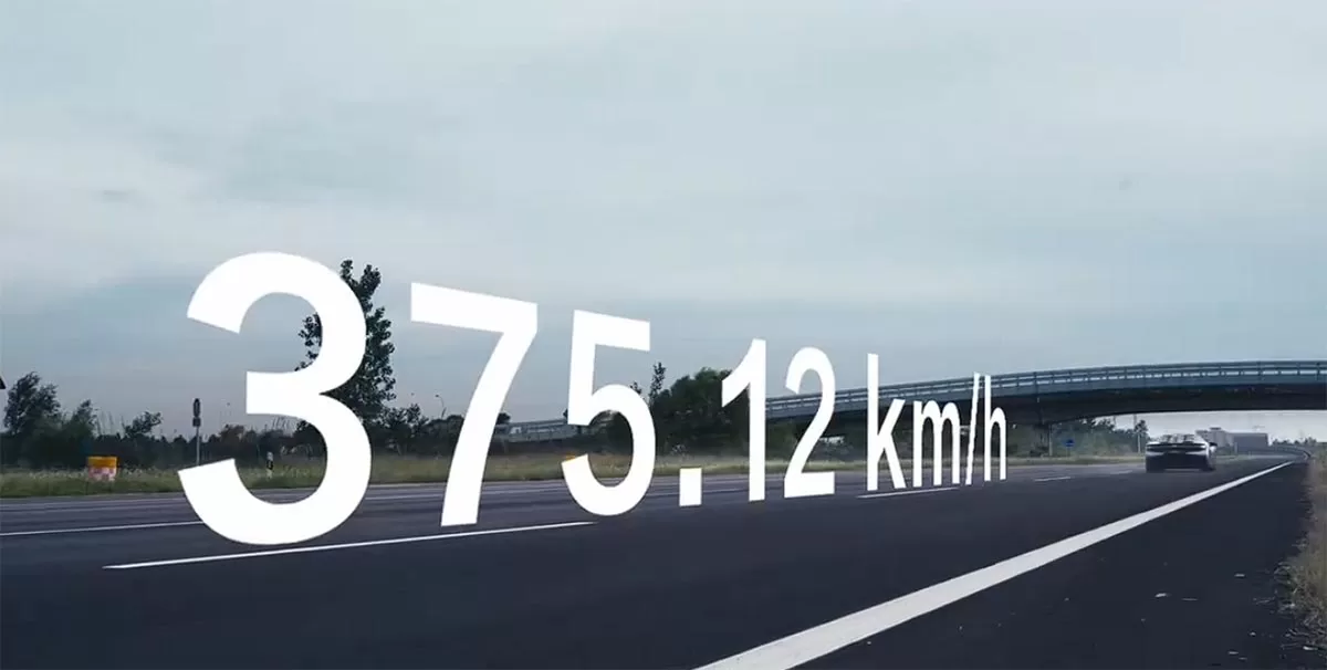 BYD Yangwang U9 achieves top speed of 375.12 km/h in track test