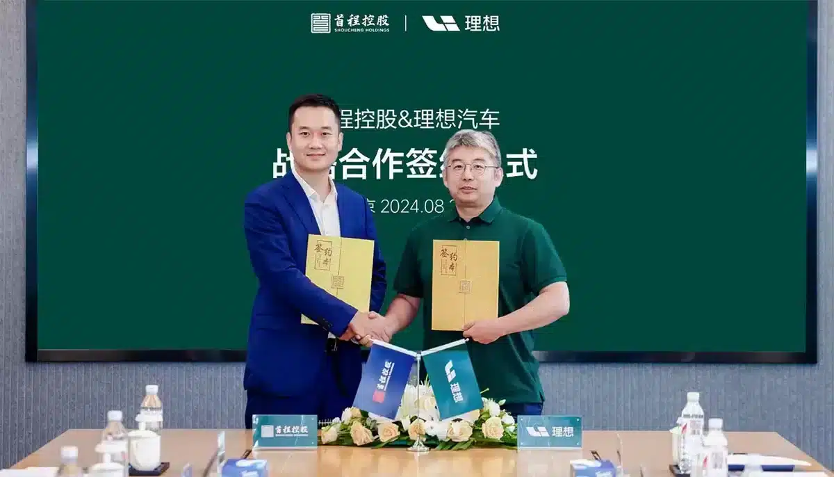 Li Auto signs deal to speed up charging facility buildout