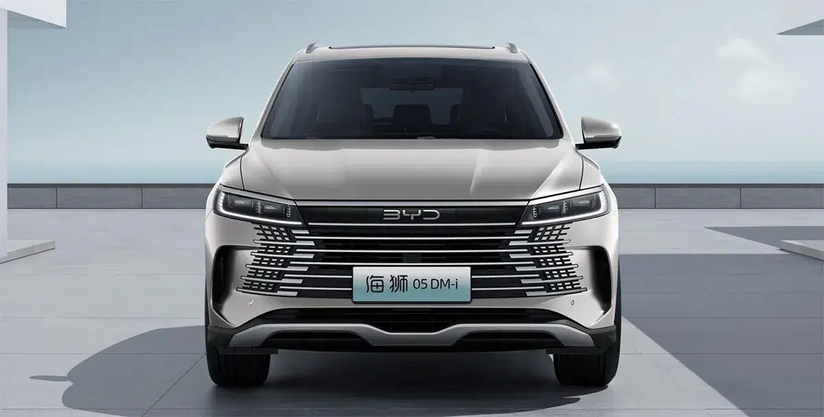 BYD shares 1st exterior images of new model Sealion 05 DM-i