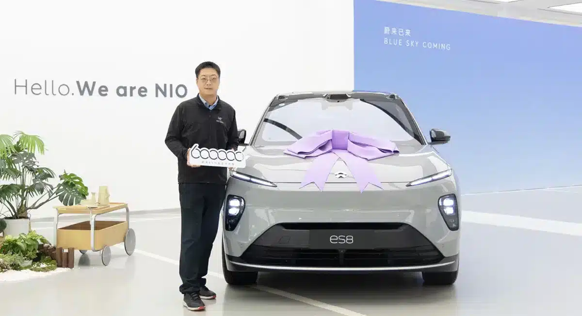 Nio reaches 600,000th car delivery milestone