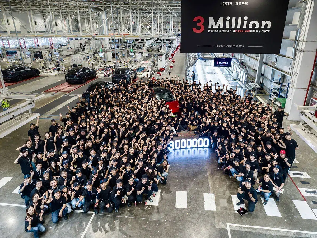 Tesla sees 3 millionth China-made car roll off line at Shanghai plant