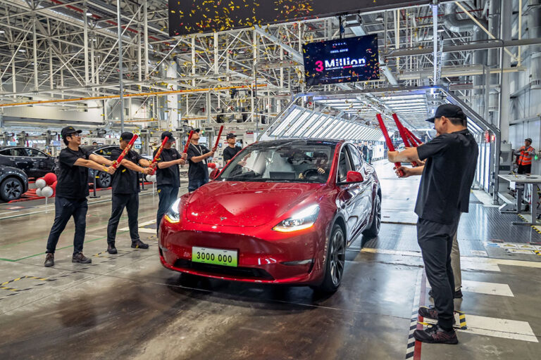 Tesla sees 3 millionth China-made car roll off line at Shanghai plant