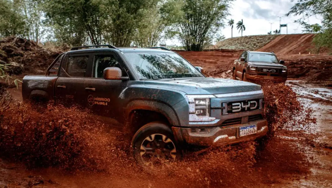 BYD launches Shark in Brazil, taking its pickup truck to more markets