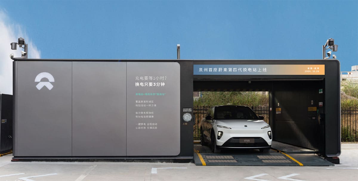 Nio exceeds 2,600 swap stations in China