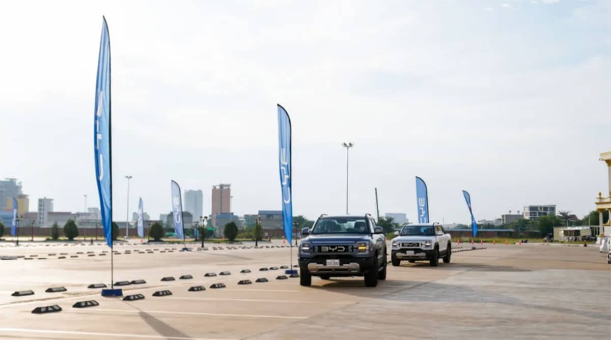 BYD launches Shark pickup in Cambodia