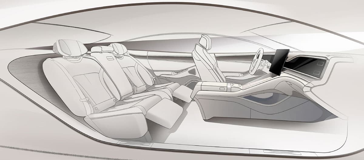 BYD Denza reveals Z9 interior design sketches, launch expected in Nov