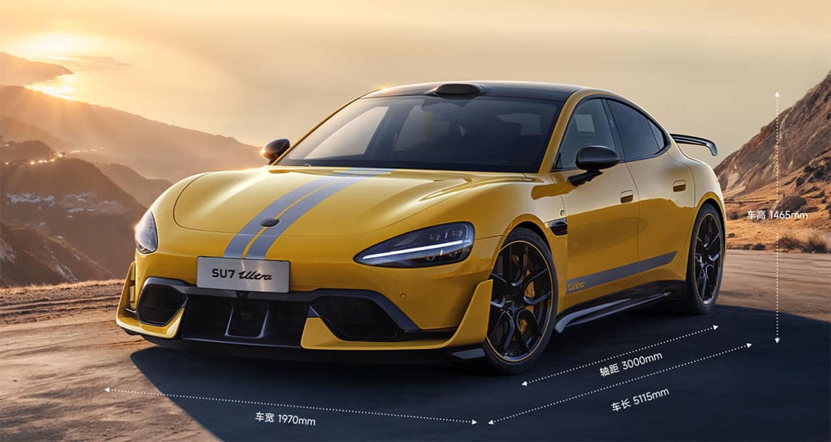 Xiaomi SU7 Ultra starts pre-sales at 4,200, official launch set for Mar 2025