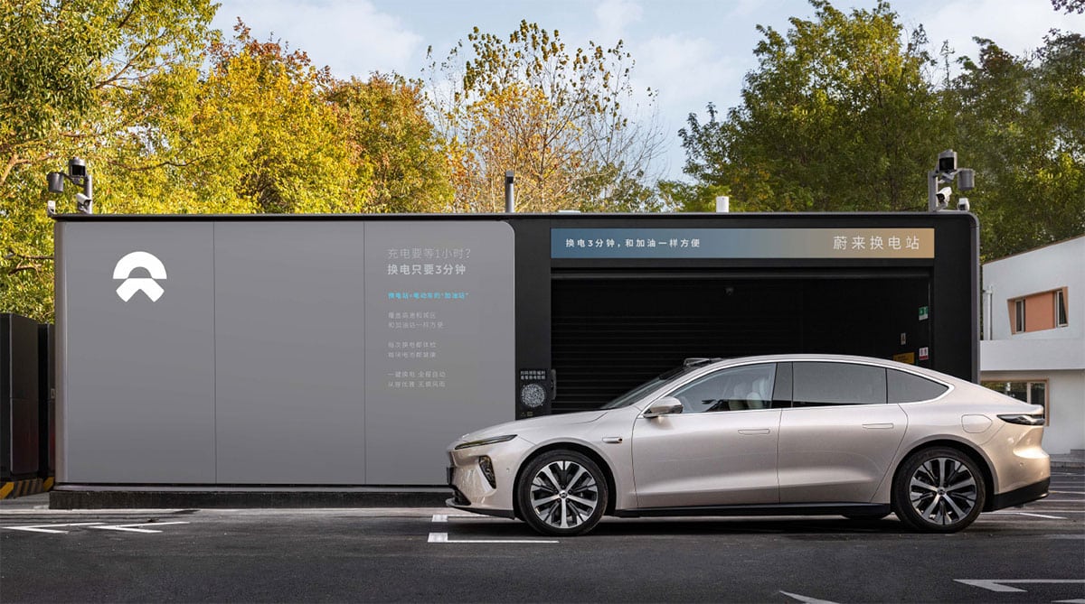 Nio adds 120 swap stations in China in Nov, offers 2.32 million battery swaps