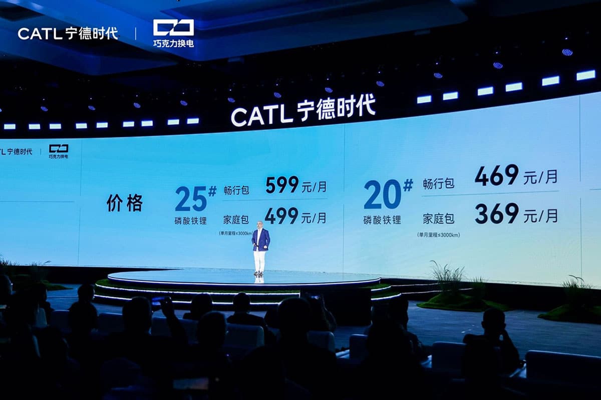 CATL reveals ambitious plans aimed at standardizing swappable batteries