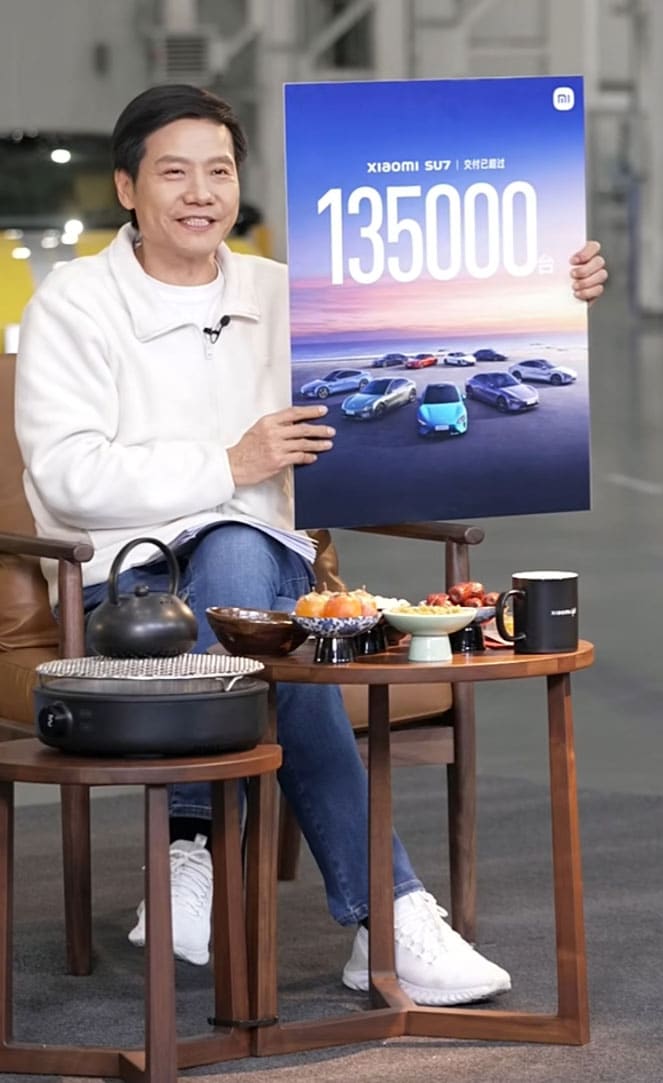 Xiaomi delivers over 135,000 cars in 2024, targets 300,000 in 2025
