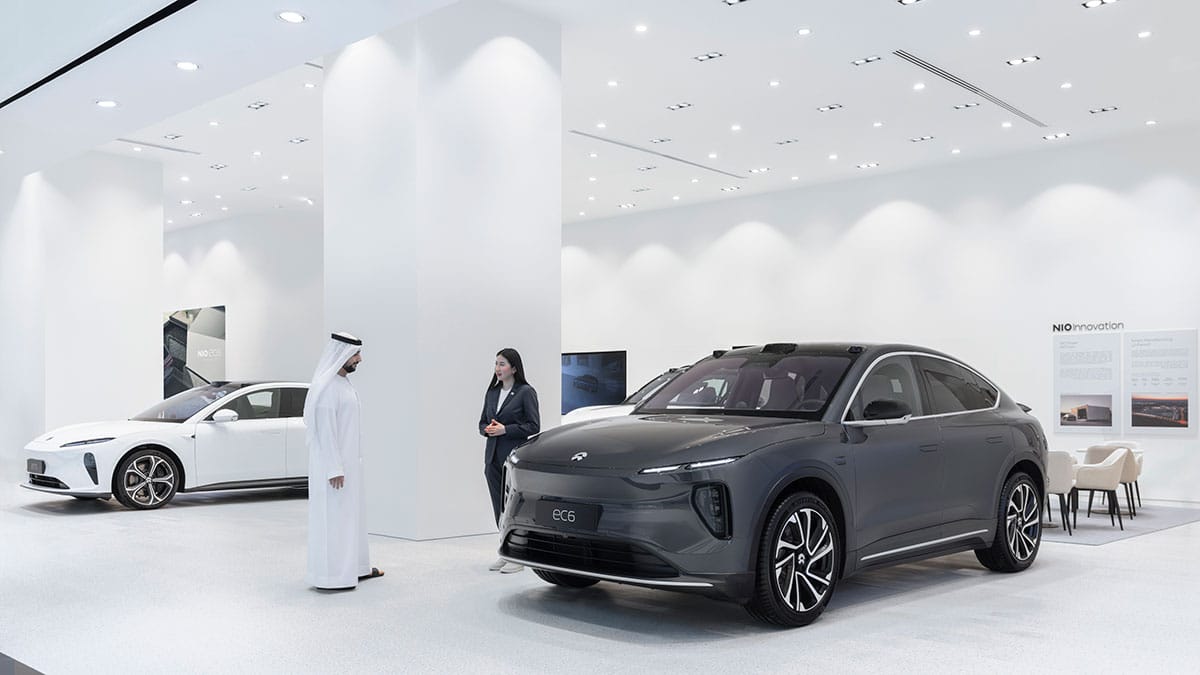 Nio opens new showroom in UAE