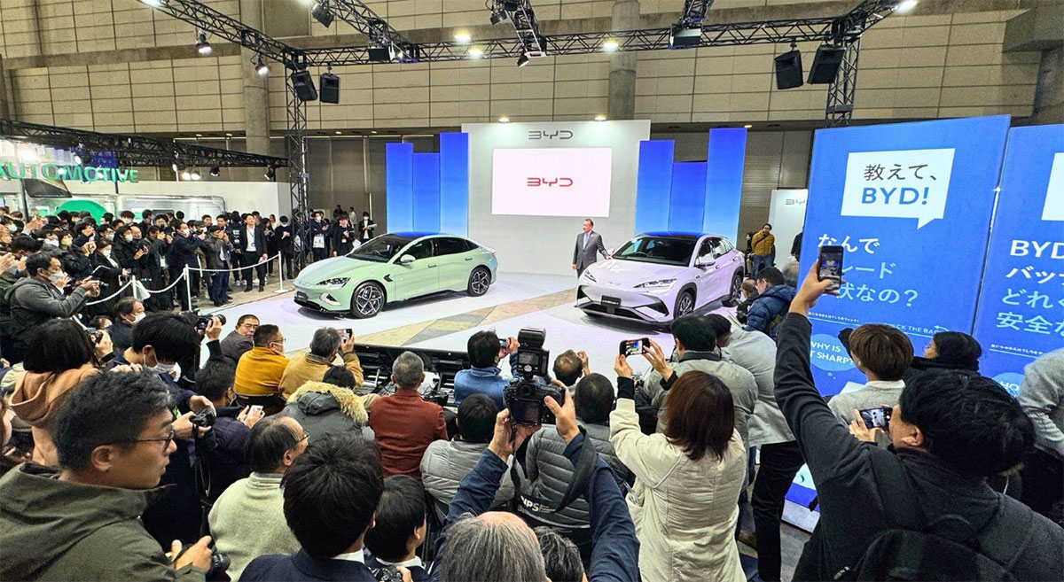 BYD showcases Sealion 07 EV in Japan, launch set for later this year