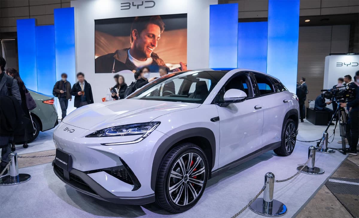 BYD showcases Sealion 07 EV in Japan, launch set for later this year