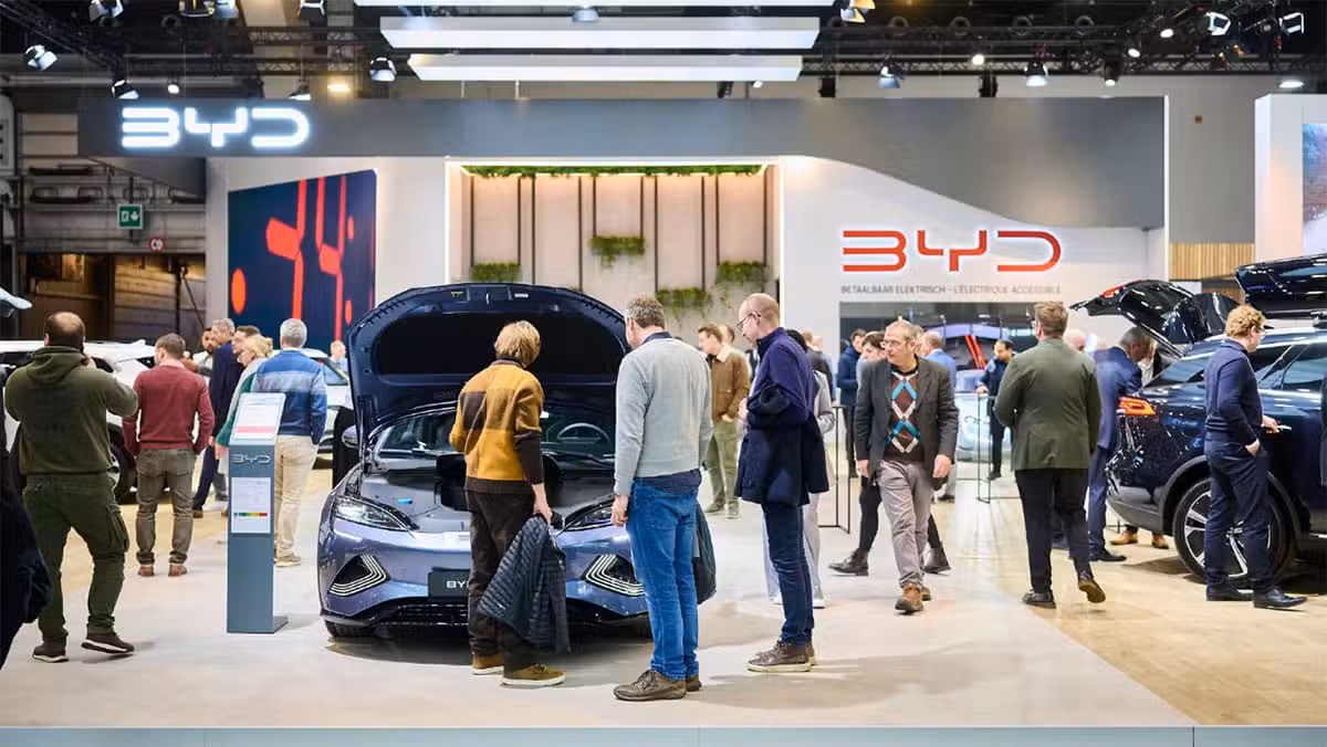 BYD Yuan Up compact SUV makes European debut