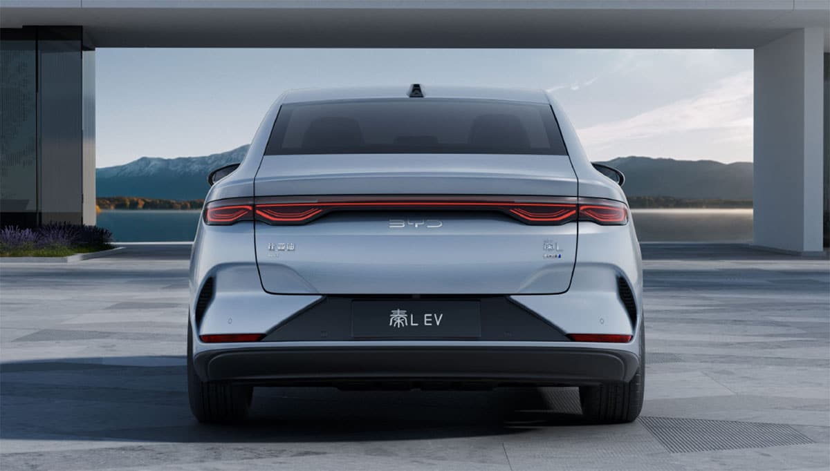 BYD shares more images of Qin L EV electric sedan