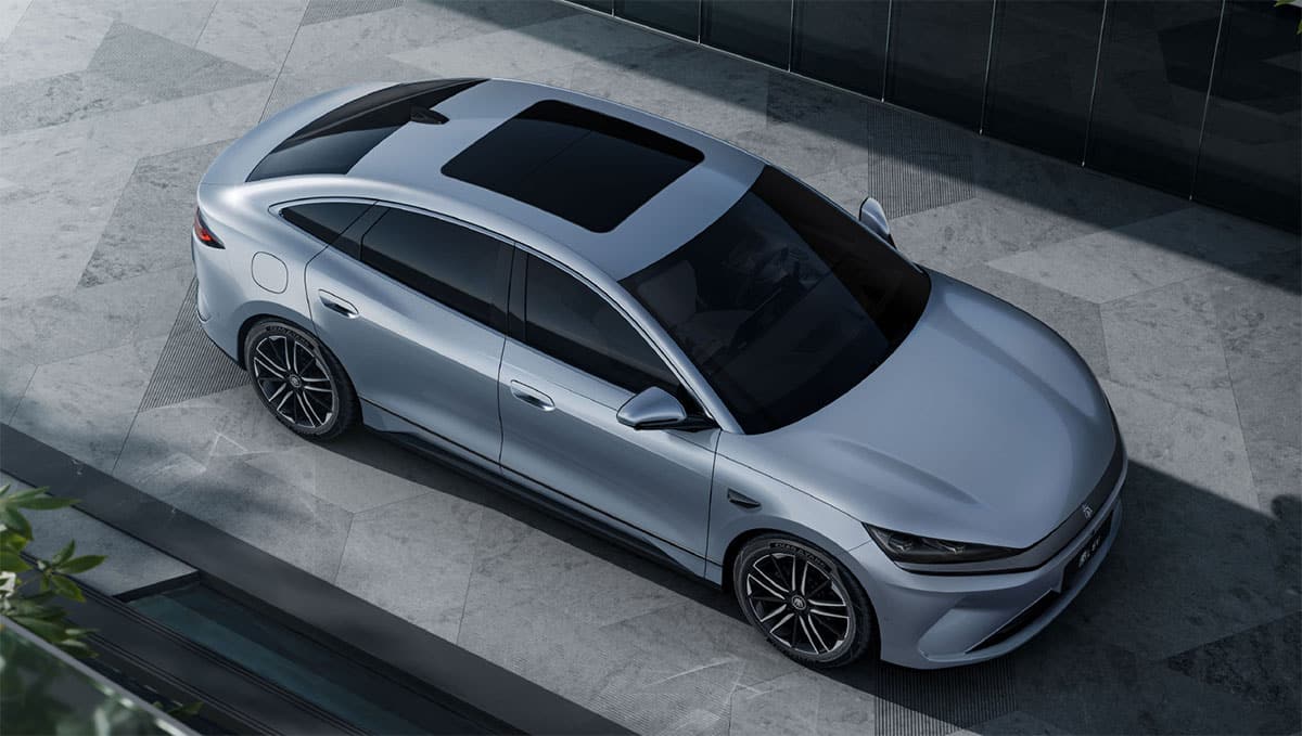 BYD shares more images of Qin L EV electric sedan