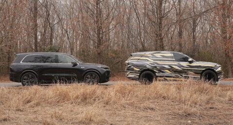 Nio Onvo shares new image of L90 in direct comparison to Li Auto's flagship SUV