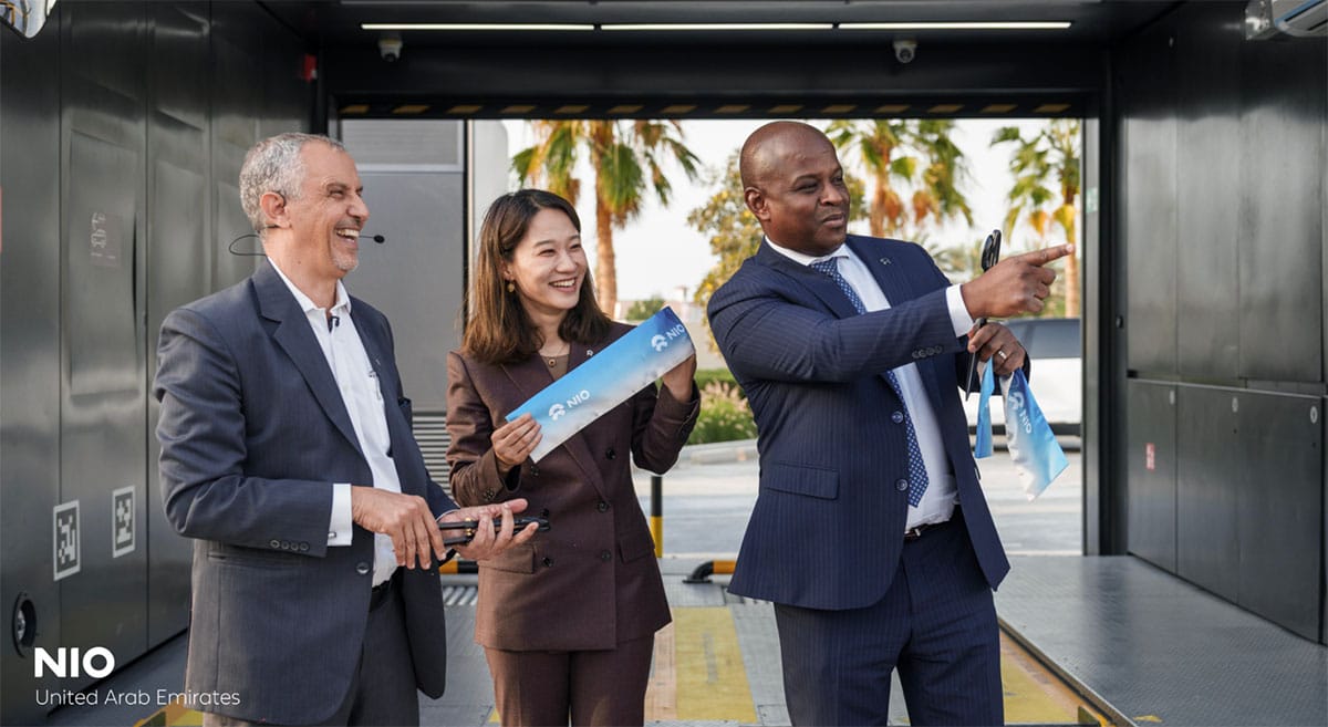 Nio opens 1st swap station in UAE, its 1st in MENA region