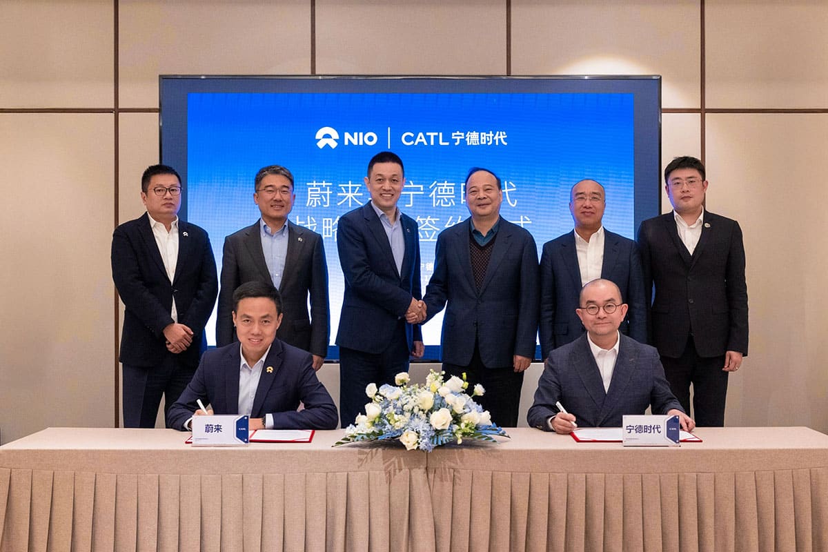 Nio partners with CATL to create world's largest battery swap network
