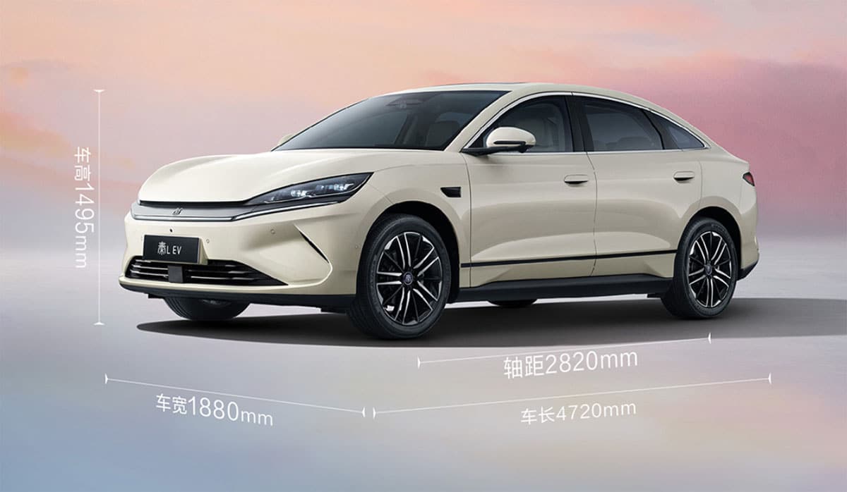 BYD launches Qin L EV electric sedan with smart driving features, starting at ,530