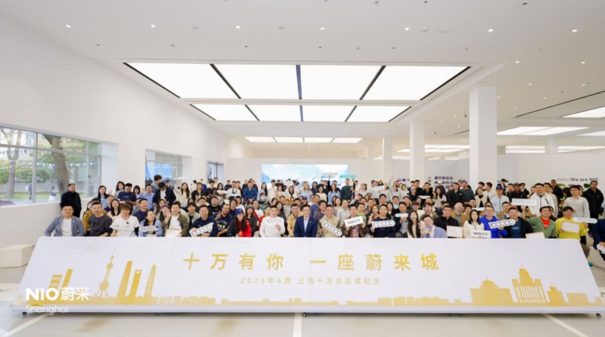 Nio reaches 100,000th delivery in Shanghai
