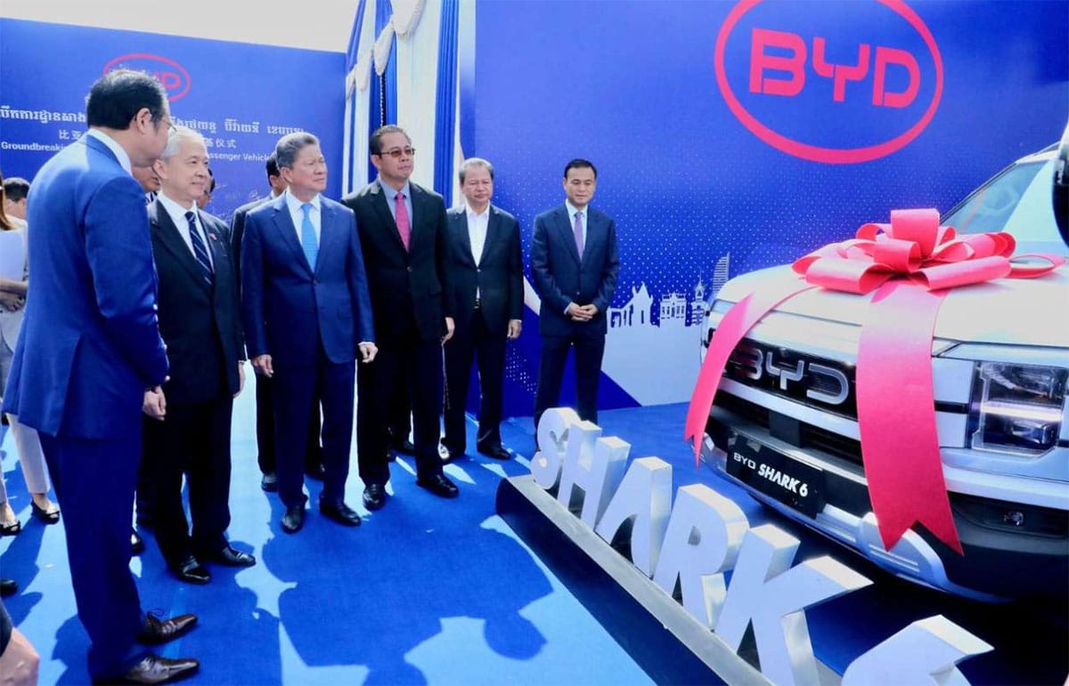 BYD breaks ground on NEV plant in Cambodia, production expected to start in Q4