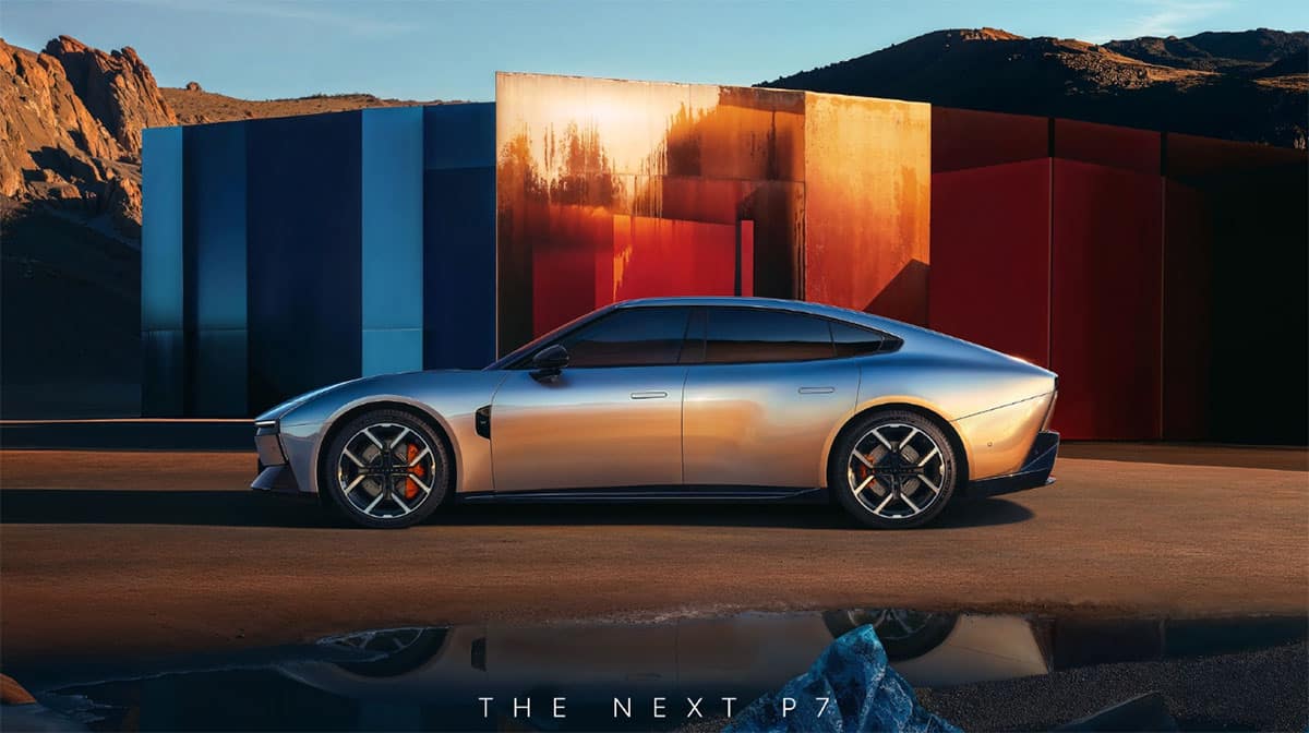 Xpeng names new coupe sedan as new P7, shares 1st official images