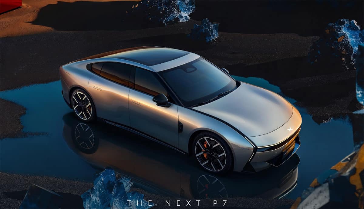 Xpeng names new coupe sedan as new P7, shares 1st official images