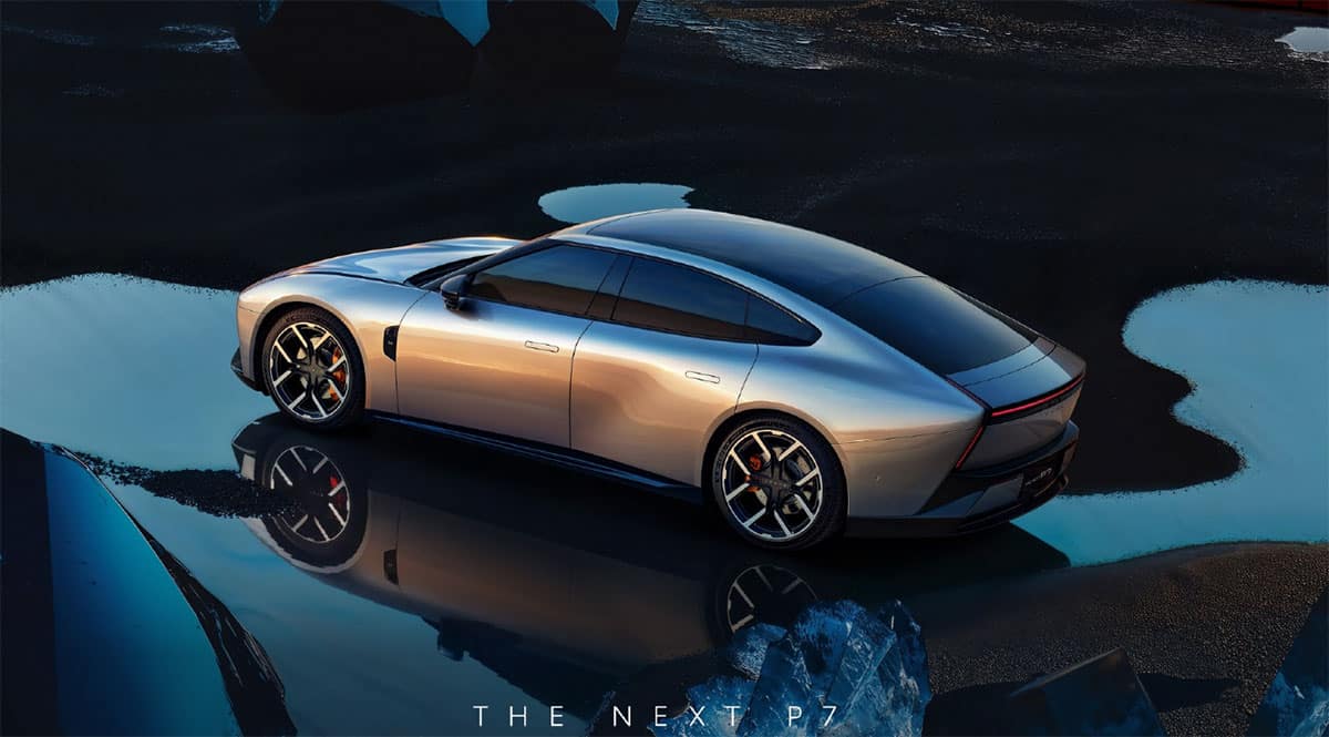 Xpeng names new coupe sedan as new P7, shares 1st official images