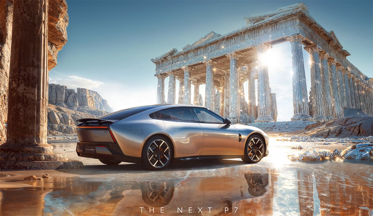 Xpeng shares more images of new P7 coupe sedan