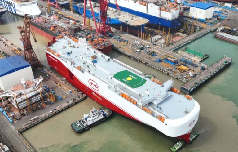 BYD's 7th car carrier launched