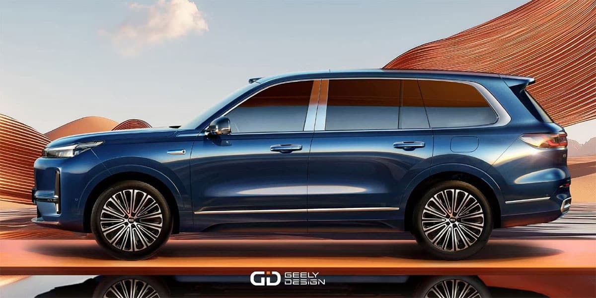 Geely Galaxy shares 1st official images of M9 SUV as global debut nears