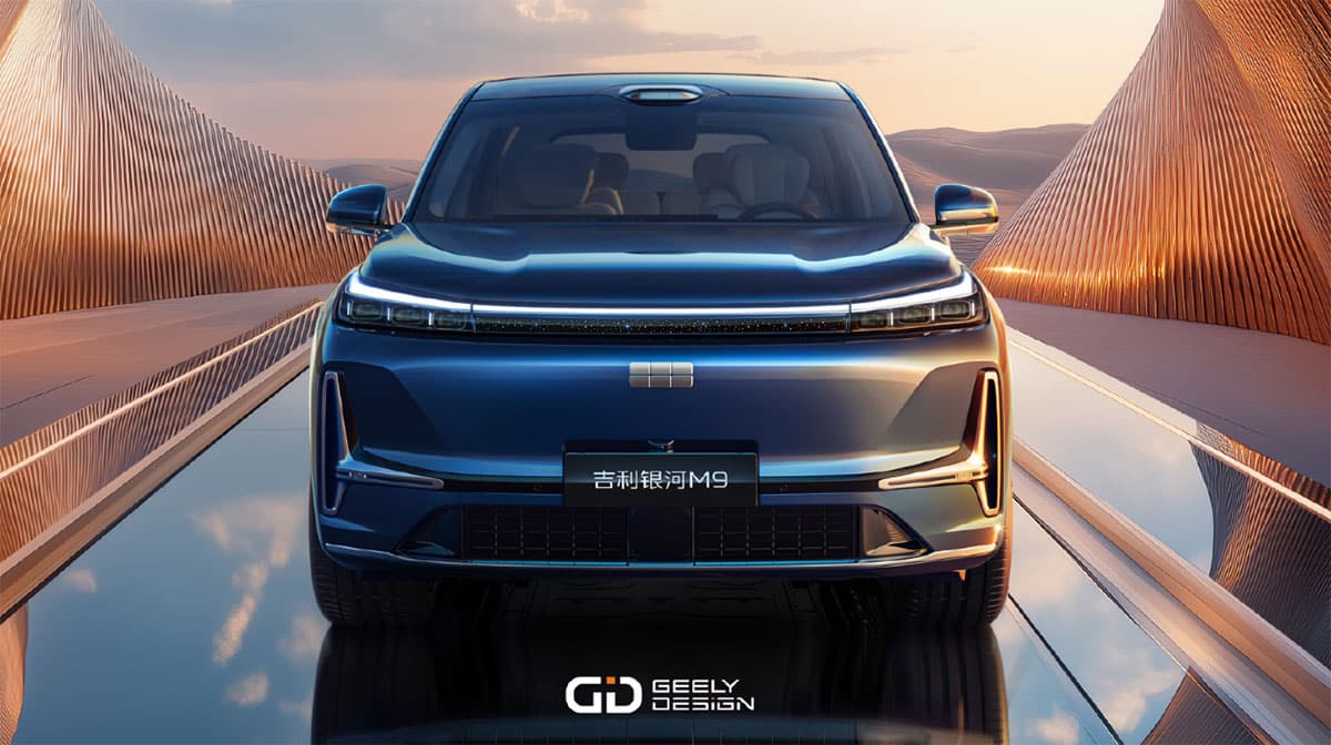 Geely Galaxy shares 1st official images of M9 SUV as global debut nears