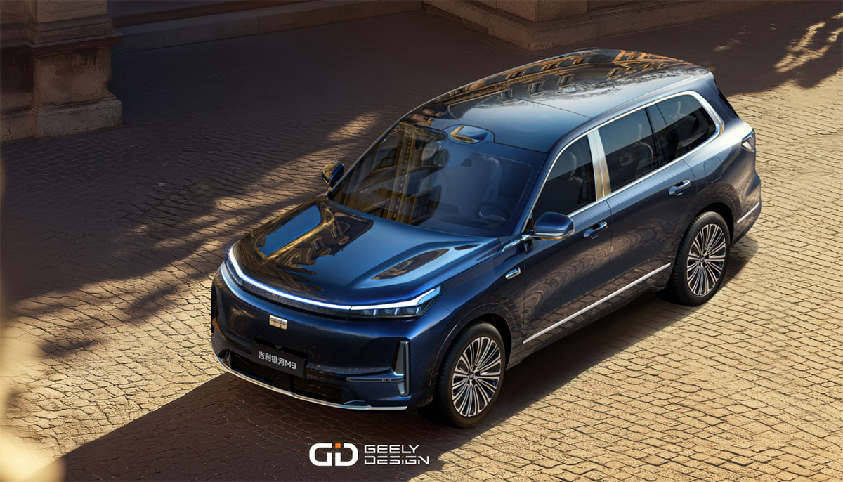 Geely Galaxy debuts M9 hybrid SUV as brand exceeds 1 million sales