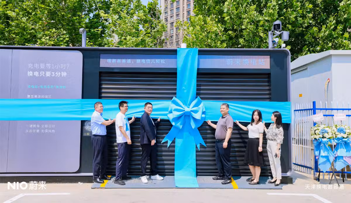 Nio swap stations complete initial coverage of all districts in Tianjin