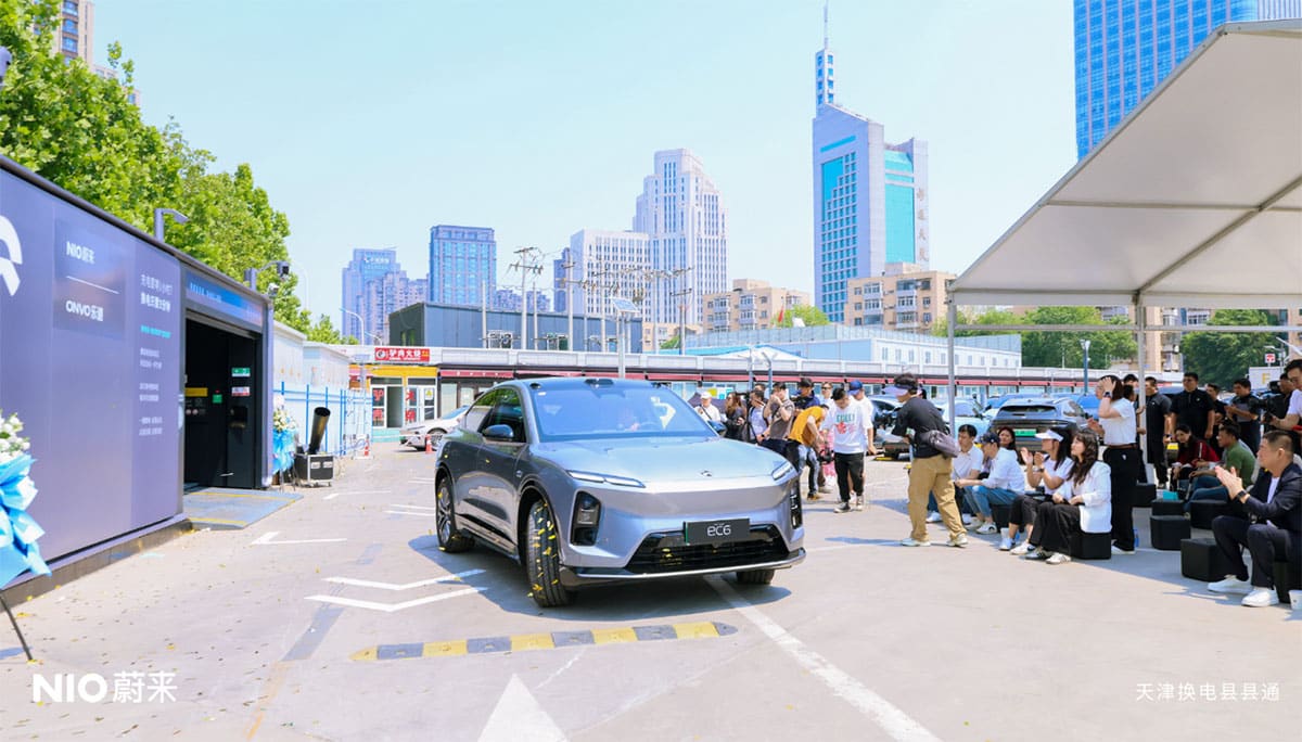 Nio swap stations complete initial coverage of all districts in Tianjin
