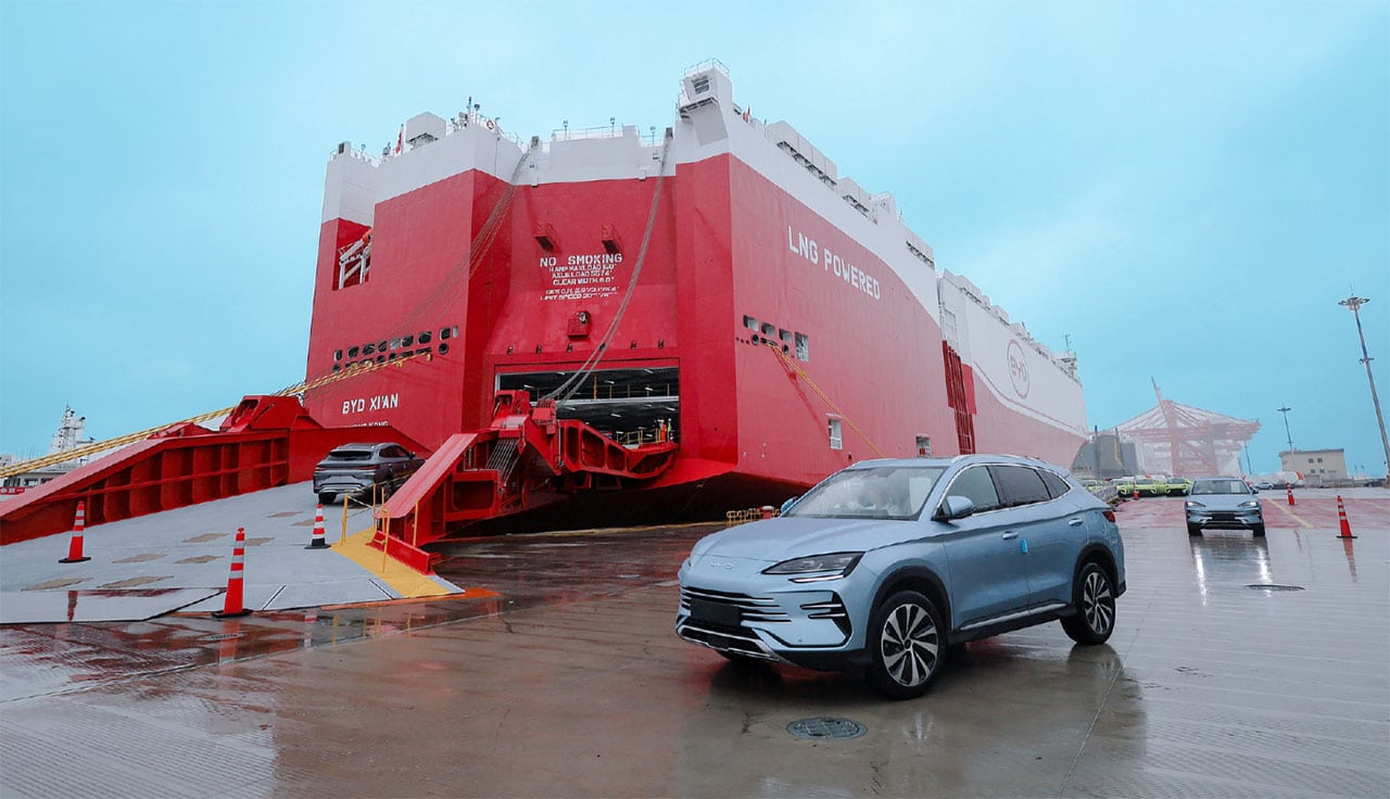 BYD Xi'an to carry 7,000 cars to Europe on maiden voyage