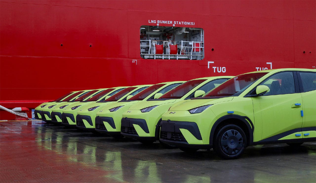 BYD Xi'an to carry 7,000 cars to Europe on maiden voyage