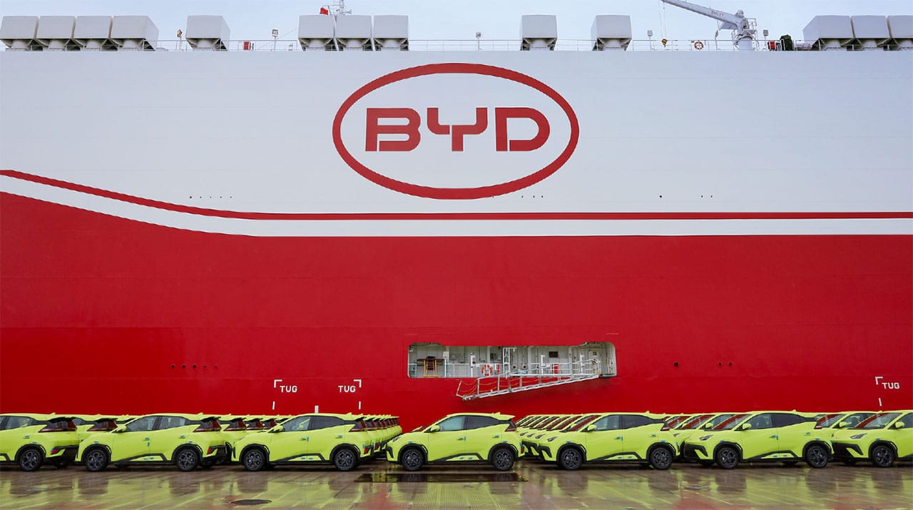 BYD Xi'an to carry 7,000 cars to Europe on maiden voyage
