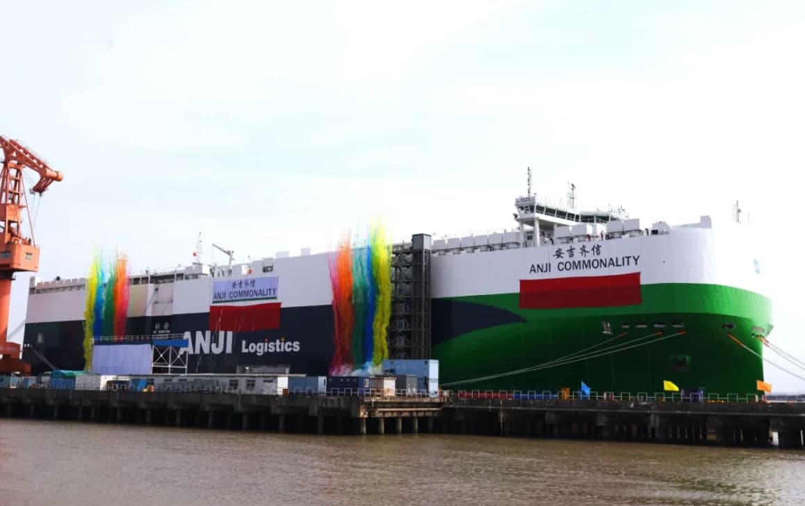 SAIC's new car carrier joins fleet, bringing total to 37
