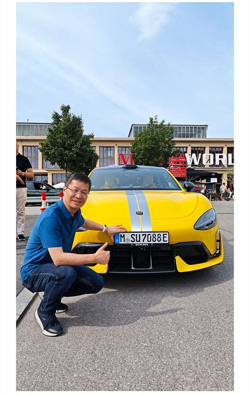 Xiaomi president showcases first SU7 Ultra registered in Europe as Xiaomi EV aims to explore overseas markets from 2027