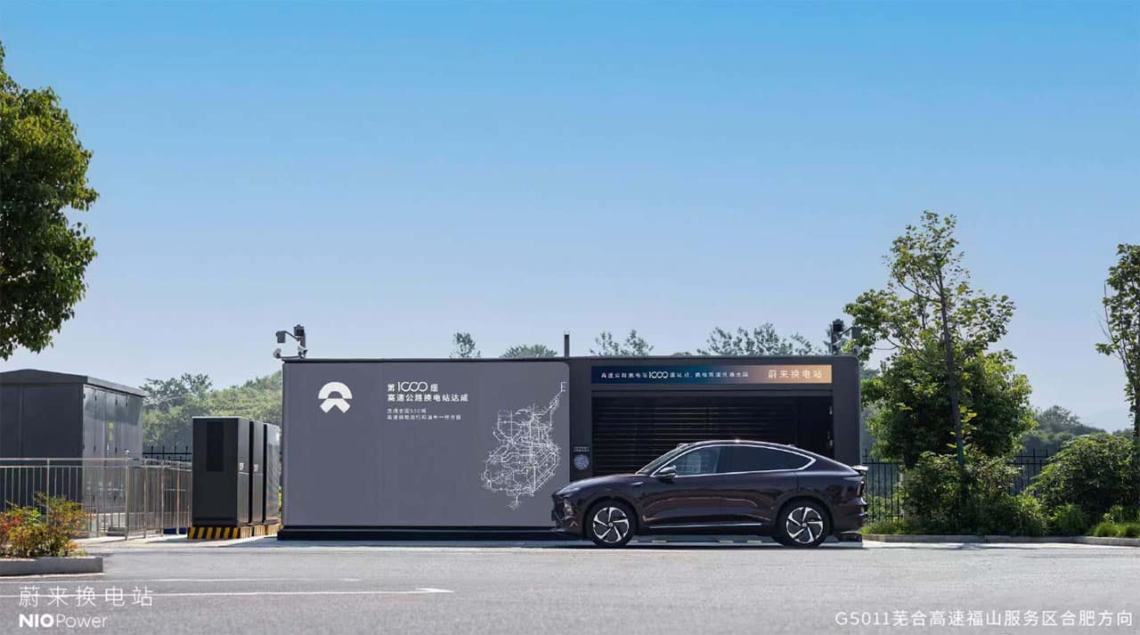 Nio reaches 1,000 swap stations along highways in China