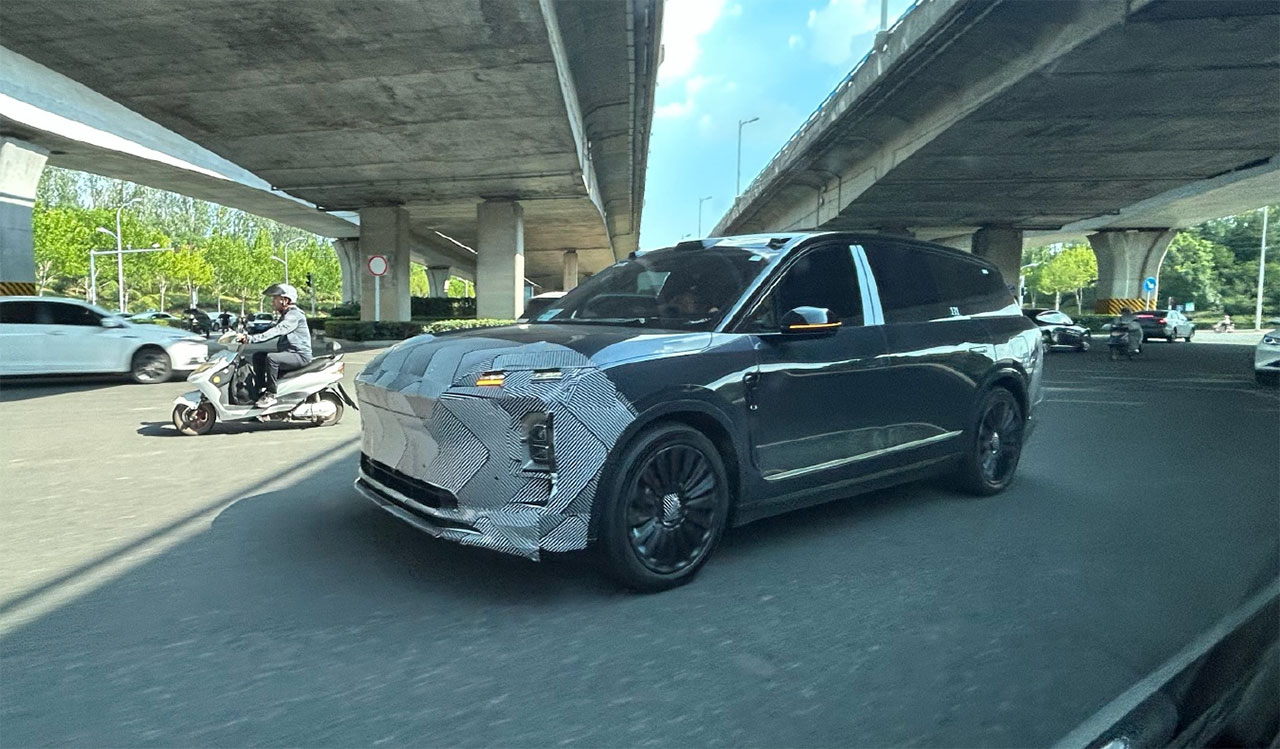 Spy shots show third-gen Nio ES8 undergoing road tests