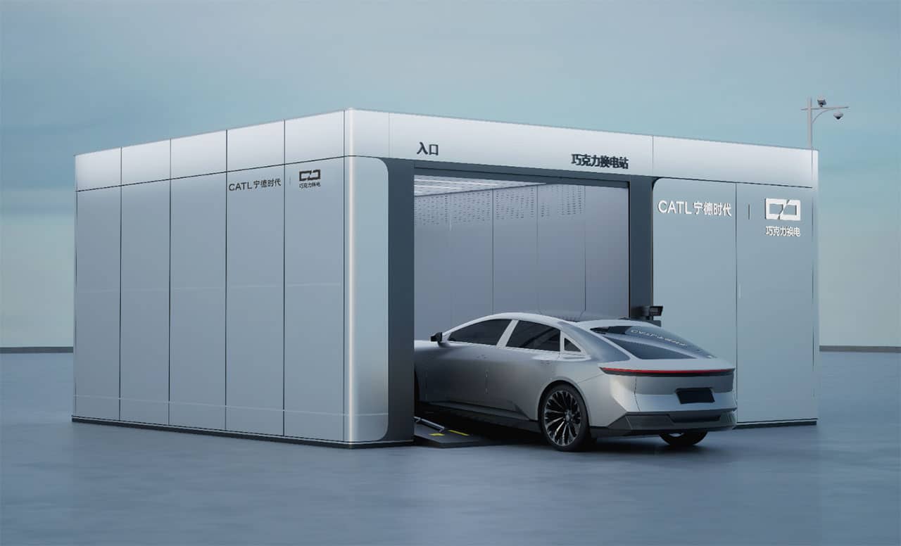 CATL has built over 400 swap stations for passenger cars
