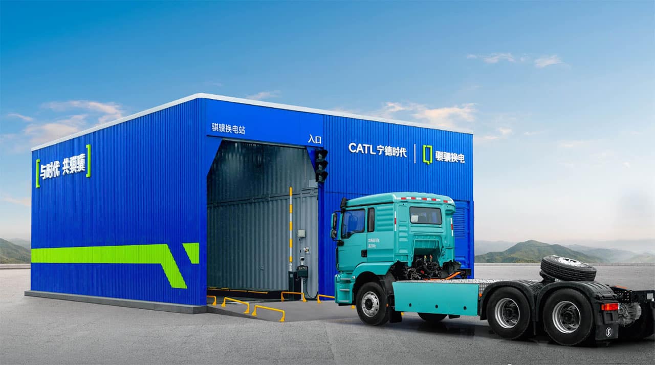 CATL has built over 400 swap stations for passenger cars