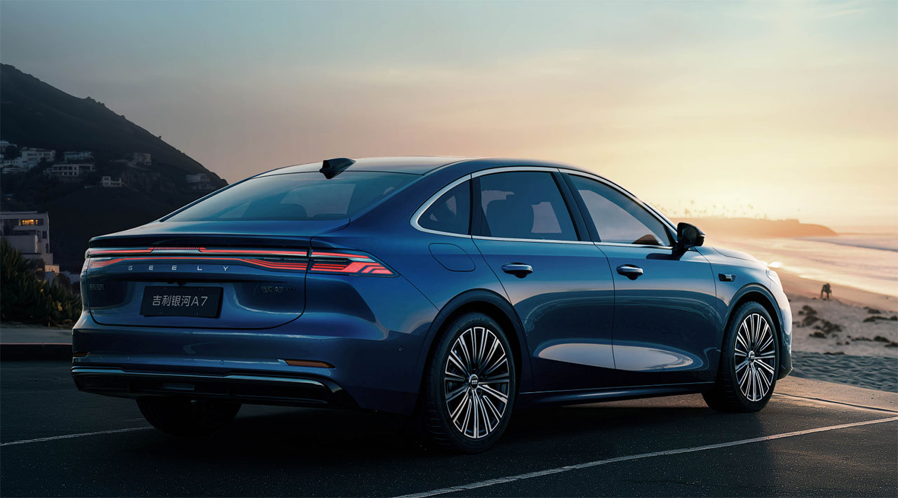 Geely Galaxy launches A7 hybrid sedan, starting at ,500